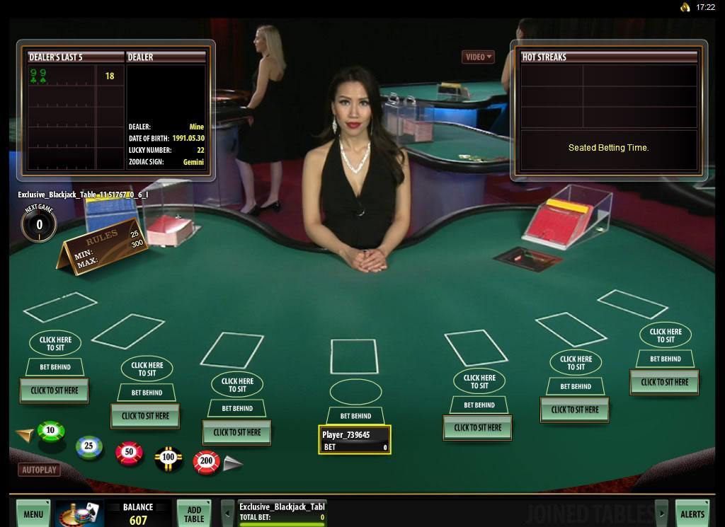 Online Casino Blackjack Live